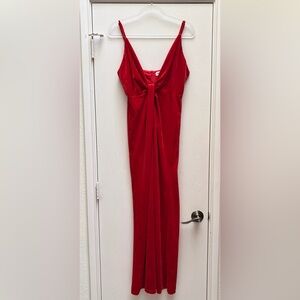Aurora Deep V Maxi Dress